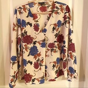 Long Sleeve Floral Blouse